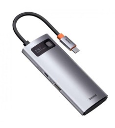 Переходник USB HUB Baseus Metal Gleam Series 7-in-1 (Type-C) 1HDMI+3USB3.0+1PD+1..